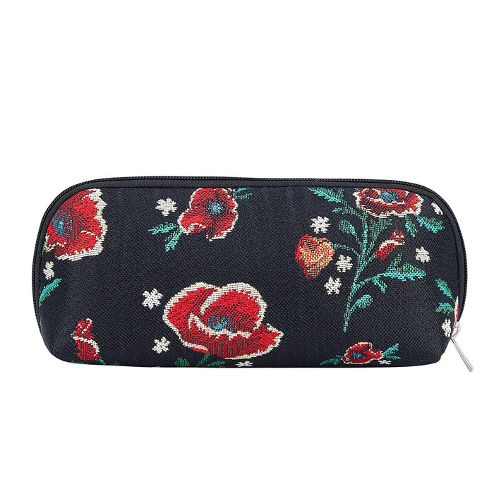 BRUBG-FKPOP | Makeup Brush Bag - Frida Kahlo Poppy Black