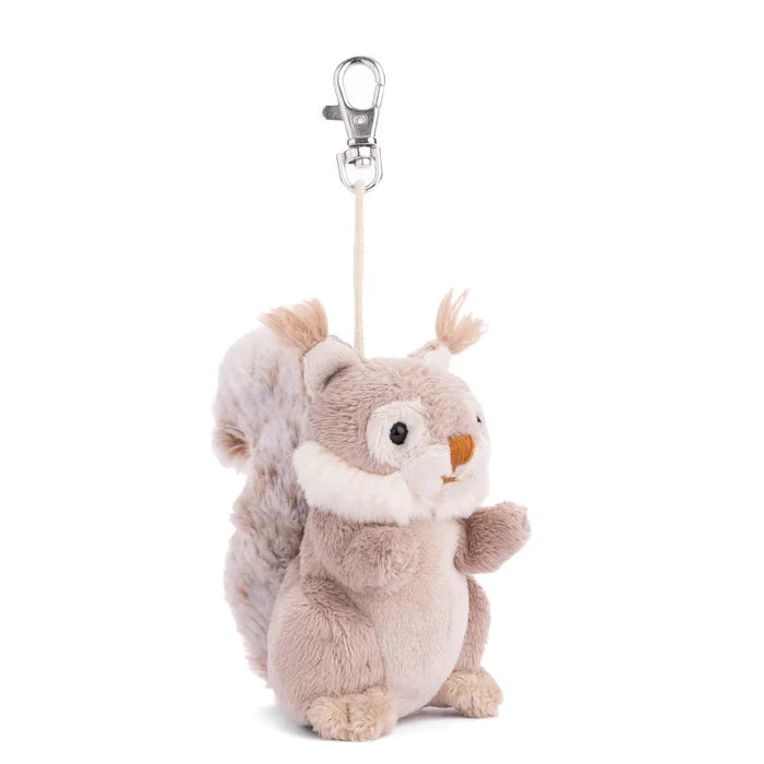 Bukowski Bears Bag Charm - Wiggles Squirrel - Gray