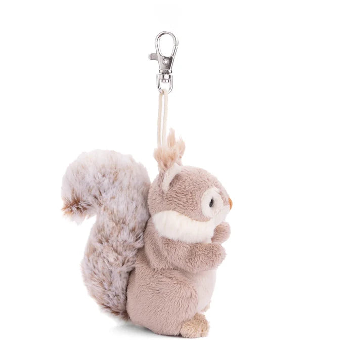 Bukowski Bears Bag Charm - Wiggles Squirrel - Gray