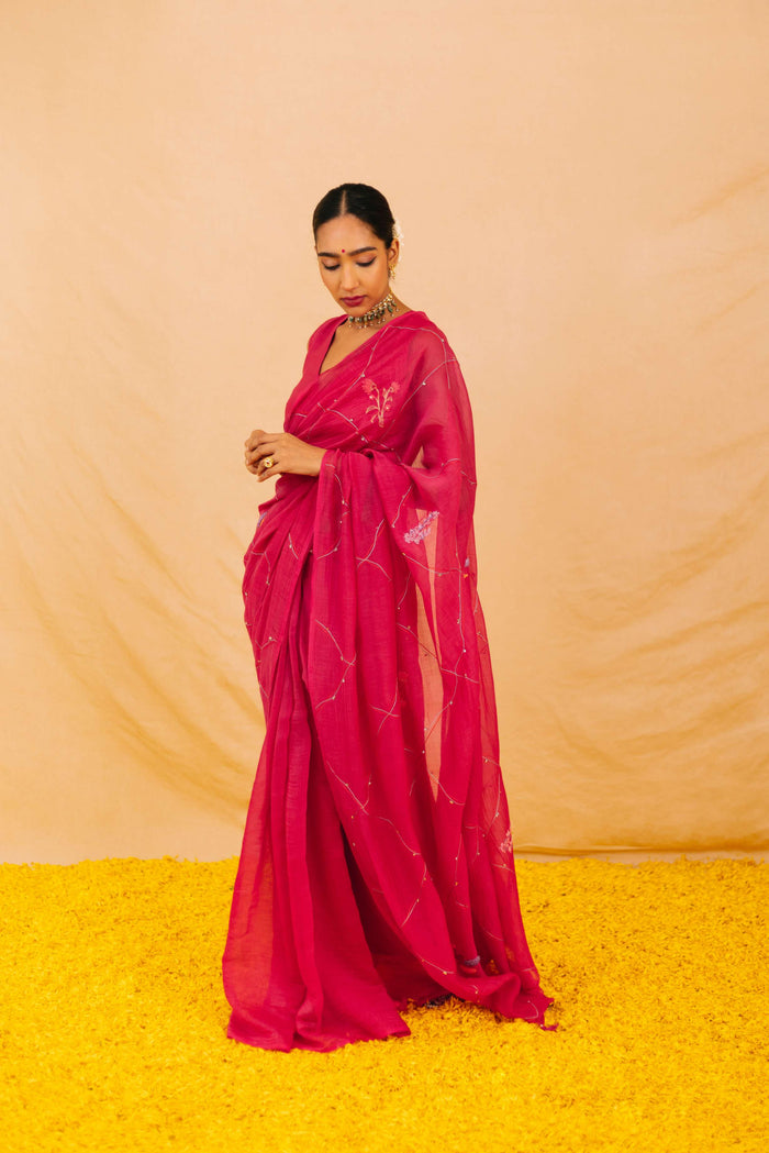 Charu Chanderi Sari