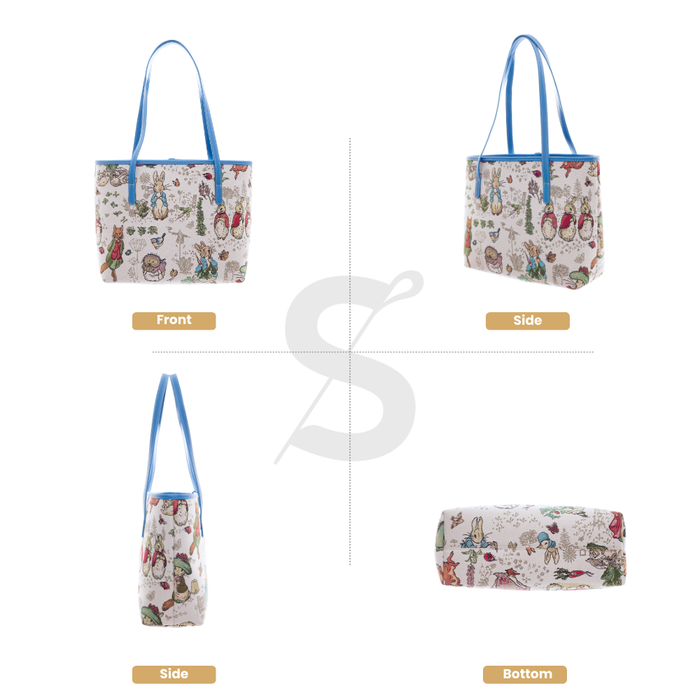COLL-BP-PETER | Peter Rabbit College/Shoulder Tote Bag