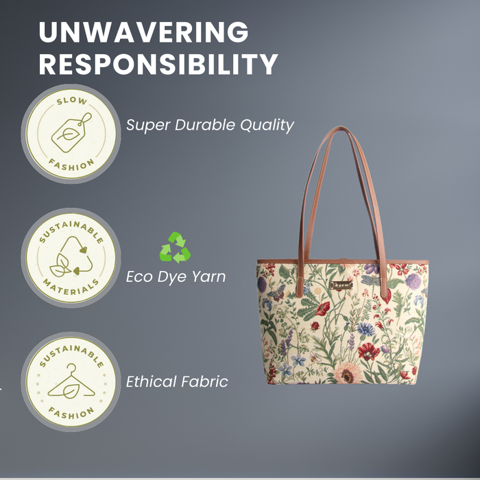 COLL-MGD | Morning Garden College/Shoulder Tote Bag