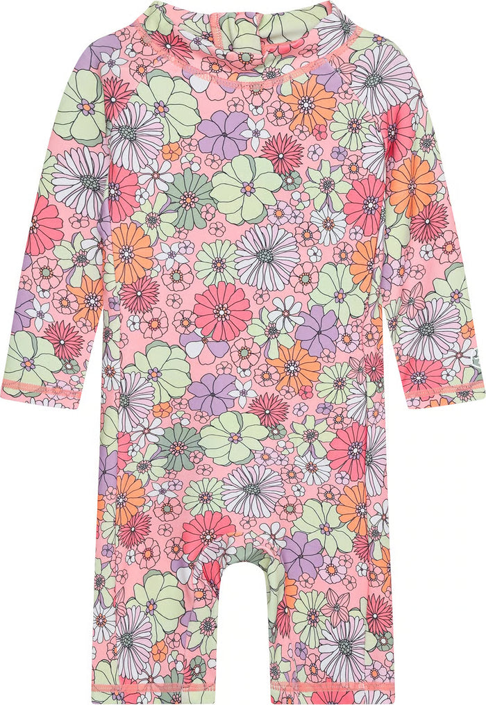 Color Kids - Raglan Swimsuit Coral Blush
