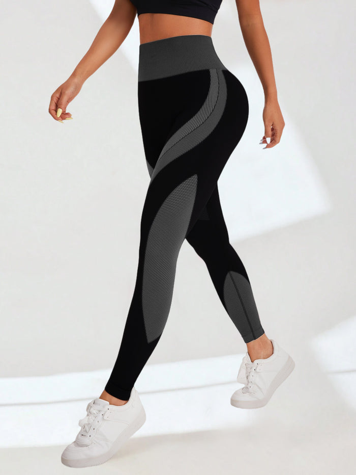 Contrast color Scrunch Bum Leggings