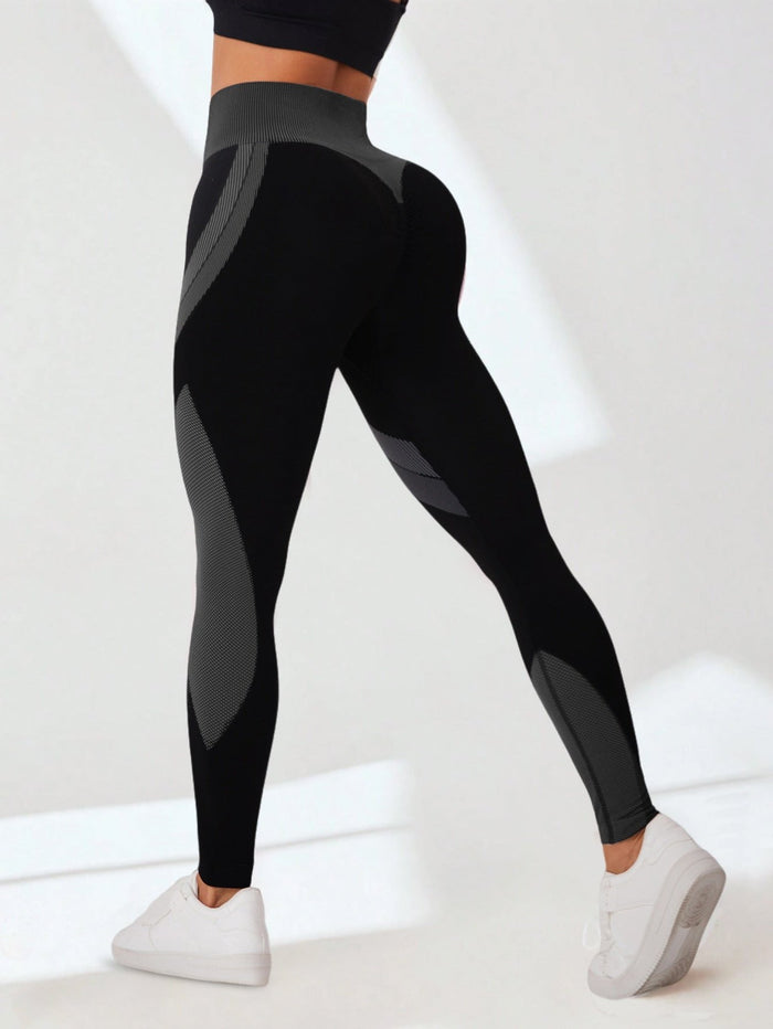 Contrast color Scrunch Bum Leggings