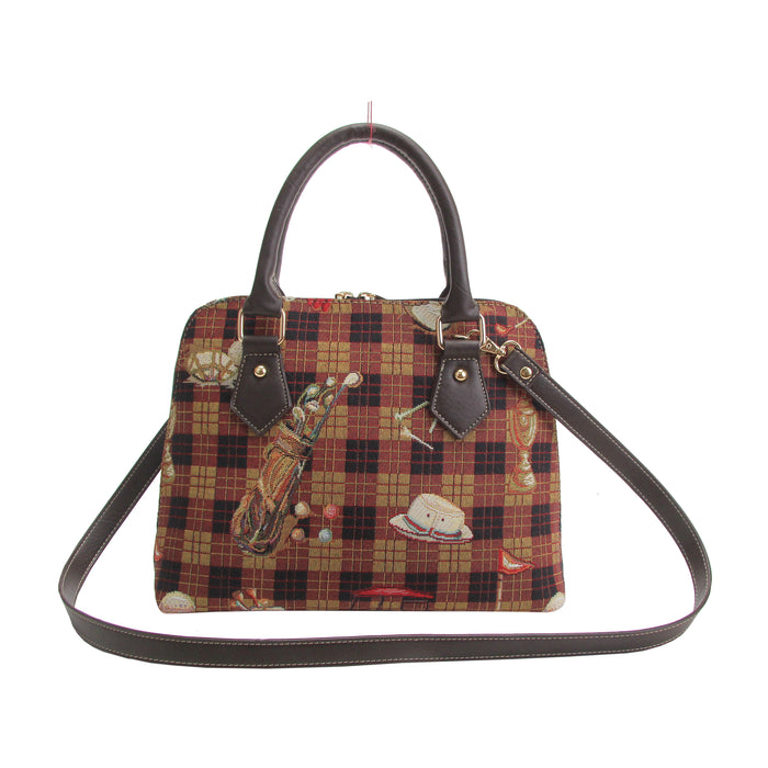 CONV-GOLF | Golf Convertible Top Handle Purse Handbag - www.signareusa.com