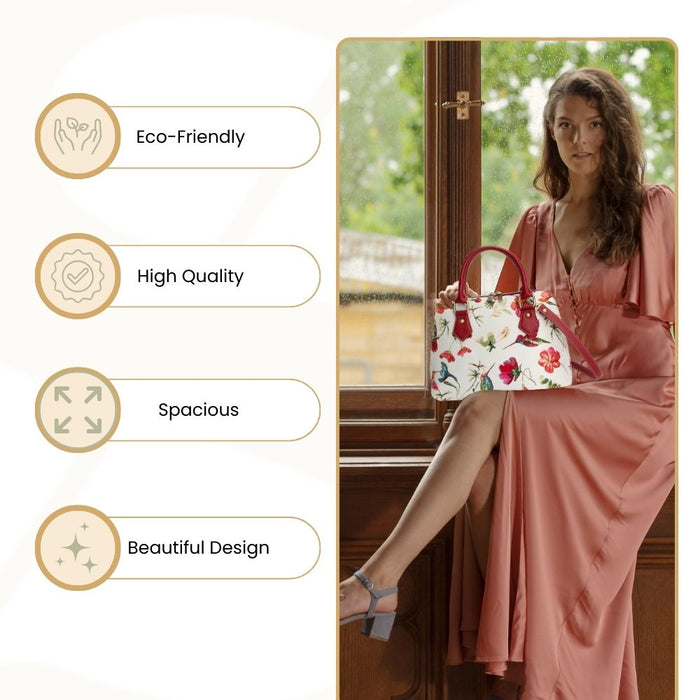 CONV-HUMM | Hummingbird Convertible Top Handle Purse Handbag