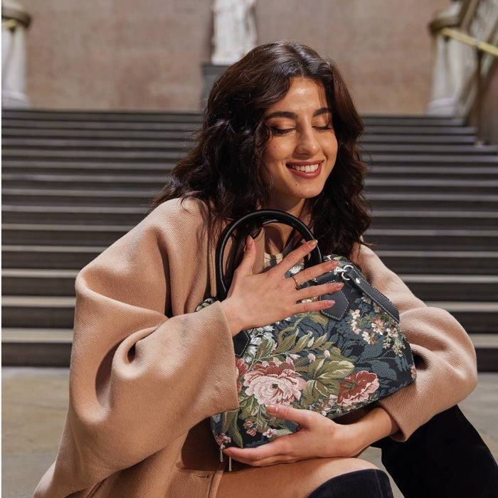 CONV-PEO | Peony Convertible Top Handle Purse Handbag