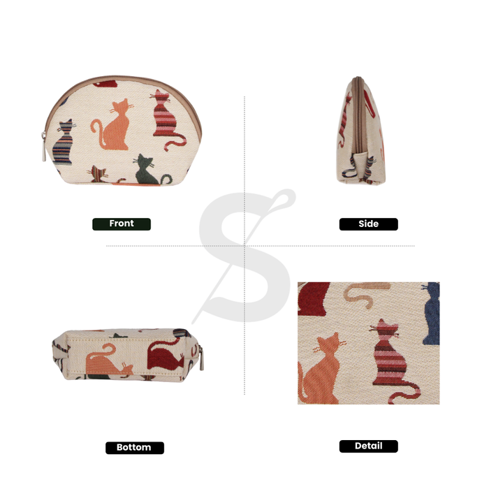 COSM-CHEKY | Cheeky Cat Cosmetic Make Up Bag