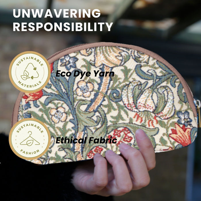 COSM-GLILY | William Morris Golden Lily Cosmetic Make Up Bag