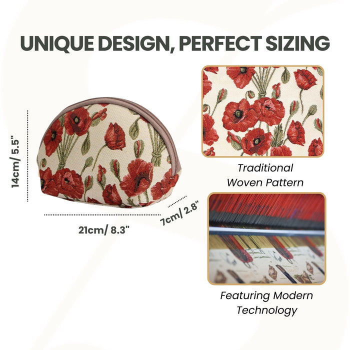 COSM-POP | Poppy Cosmetic Make Up Bag