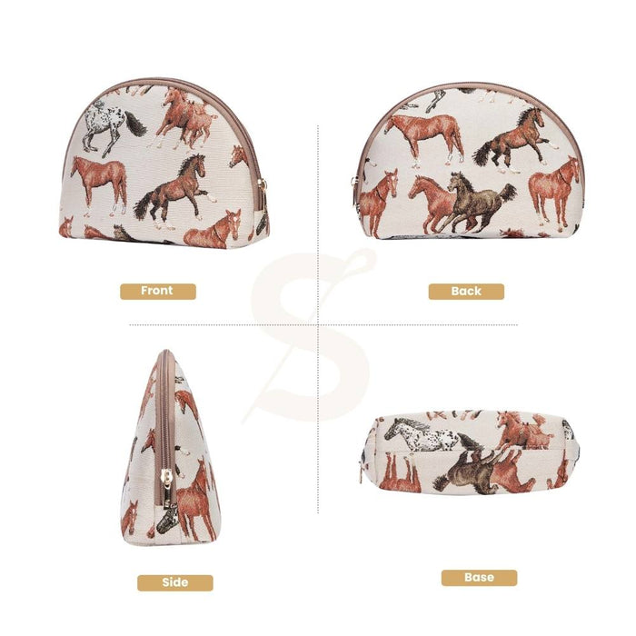COSM-RHOR | Running Horse Cosmetic Make Up Bag