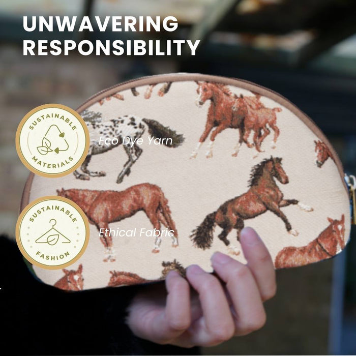 COSM-RHOR | Running Horse Cosmetic Make Up Bag