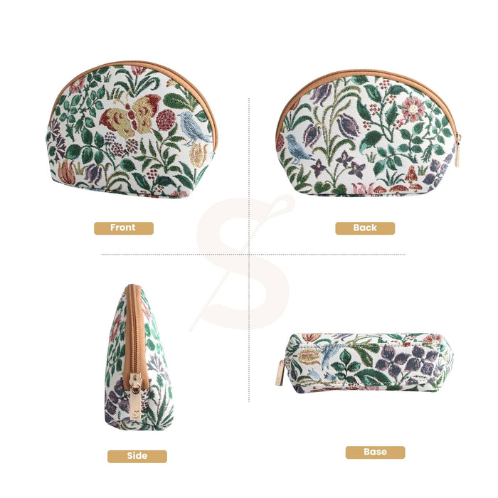 COSM-SPFL | Charles Voysey Spring Flower Cosmetic Make Up Bag
