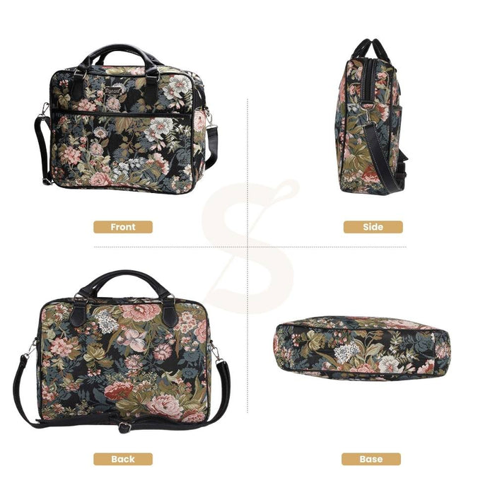 CPU-PEO | Peony Computer Laptop Bag Case 15.6"