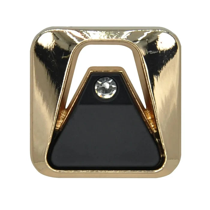 Crystal Apex Square Metal Button | 18mm (28L) & 23mm (36L)