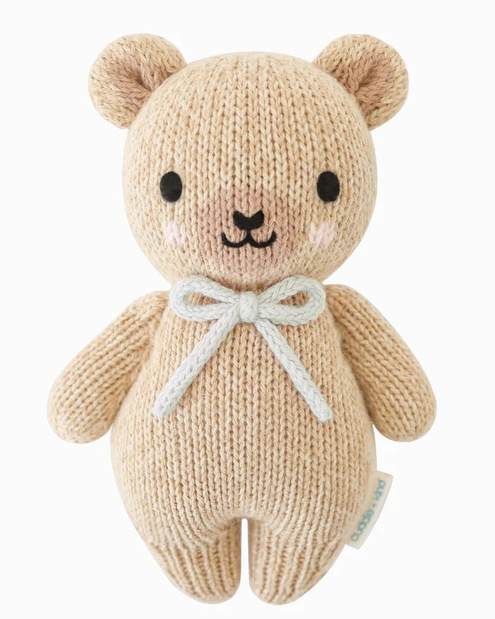 Cuddle+Kind Dolls - Baby Honey Bear - Robin's Egg Blue