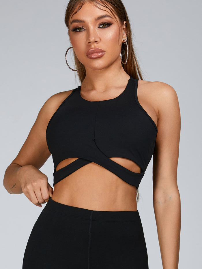 Cutout Backless Sports Bras