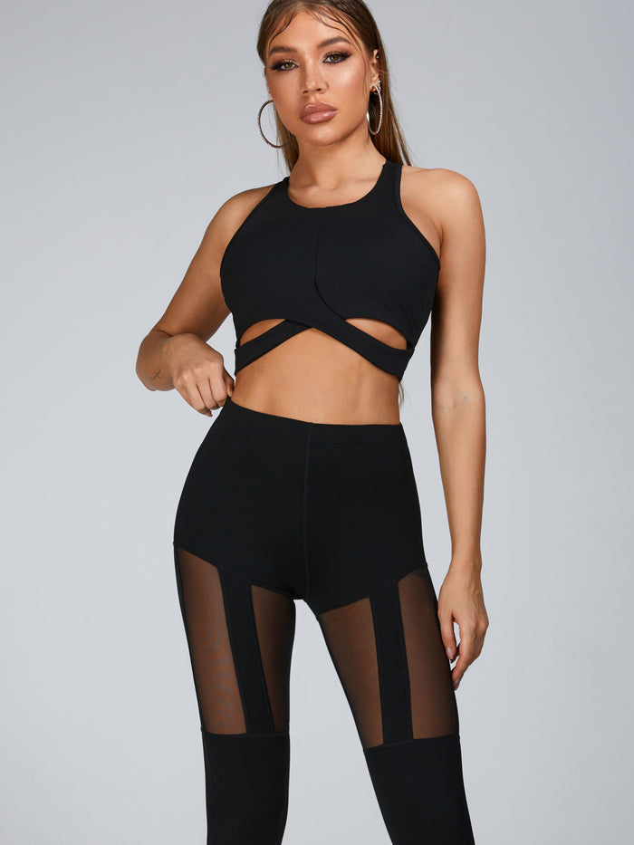 Cutout Backless Sports Bras