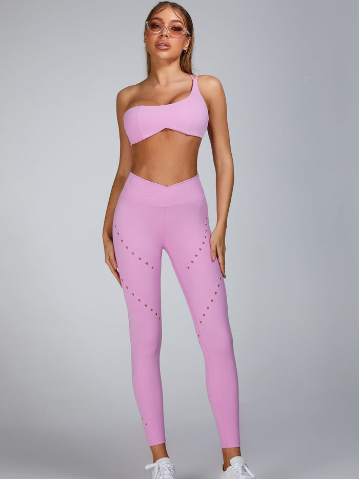 Pink / S / Bras+Leggings