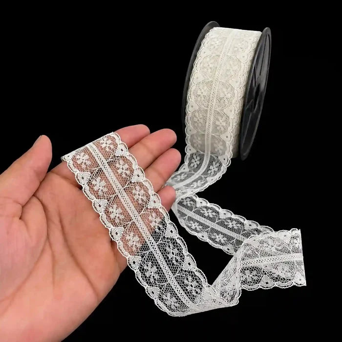 Dainty White Lace Ribbon | SKU-67