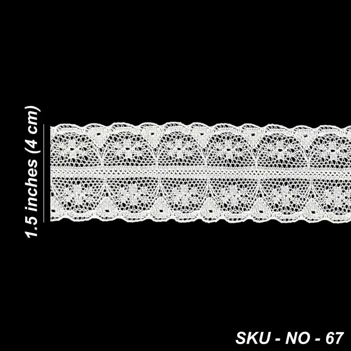 Dainty White Lace Ribbon | SKU-67