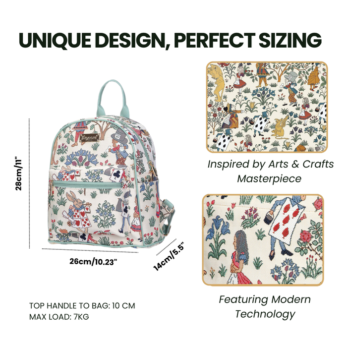 DAPK-ALICE | Charles Voysey Alice in wonderland daypack bag
