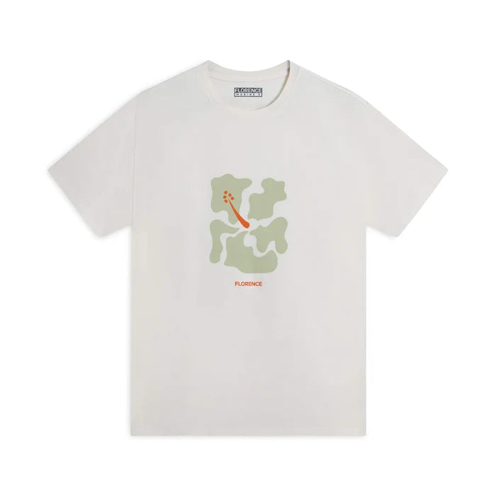 Florence Marine X Deconstructed T-Shirt Off White front view