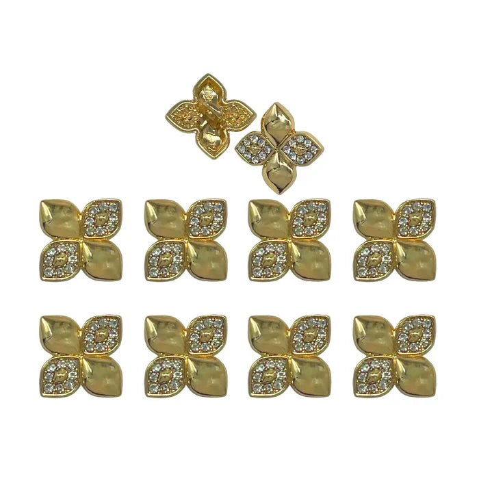 Decorative Flower Buttons for Crafts | 12mm(20L)