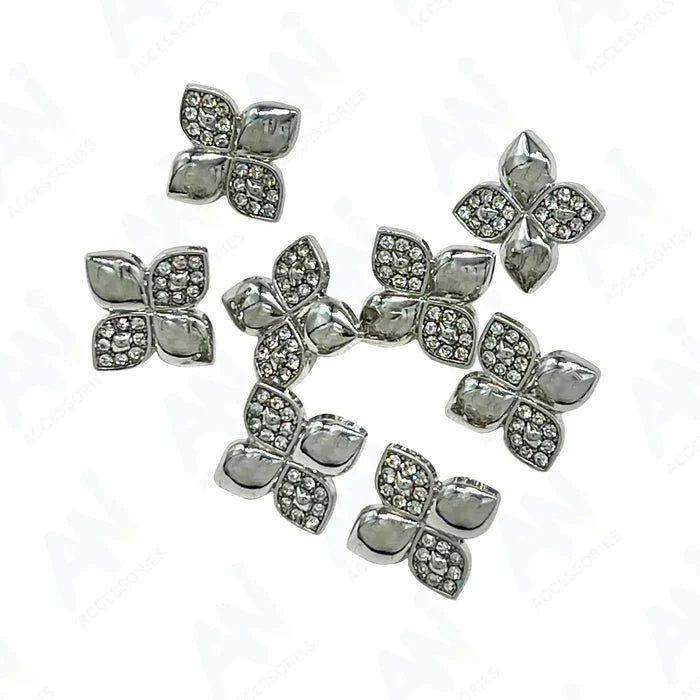 Decorative Flower Buttons for Crafts | 12mm(20L)