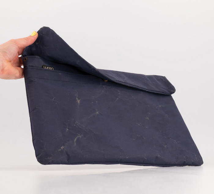 Deep Blue Paper Laptop Sleeve