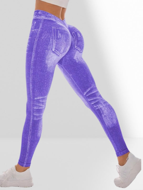 Purple / S / Leggings