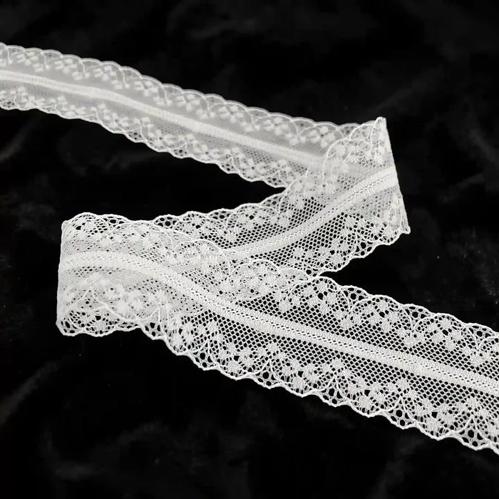 Delicate White Net Trim | SKU-W15
