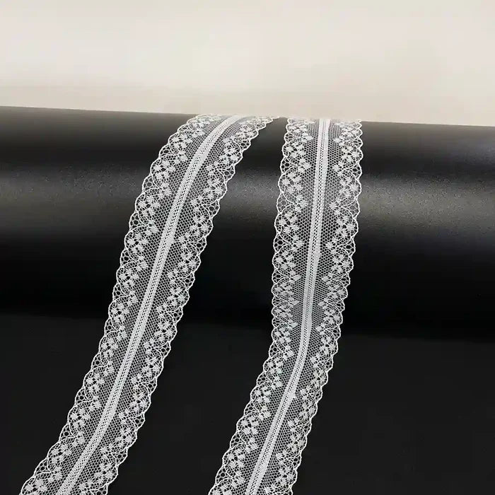 Delicate White Net Trim | SKU-W15