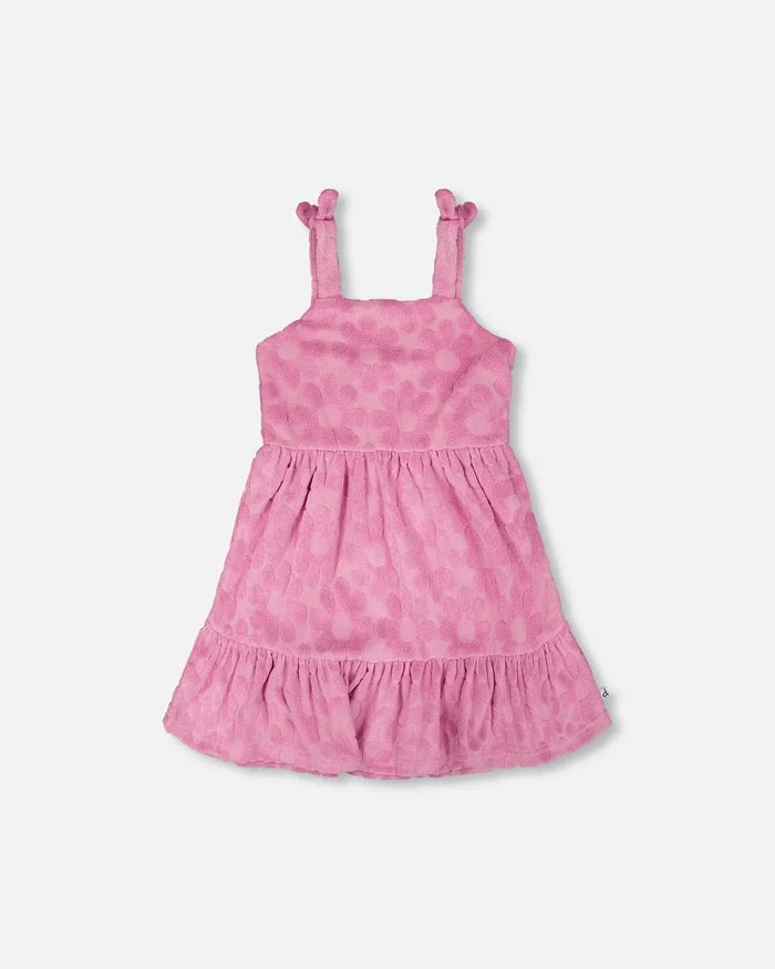Deux Par Deux Beach Cover-Up Dress - Lilac Flowers