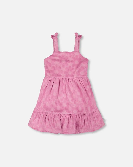 Deux Par Deux Beach Cover-Up Dress - Lilac Flowers