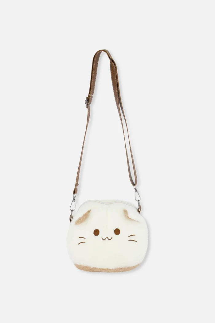 Deux Par Deux Cat Bag - Off-White