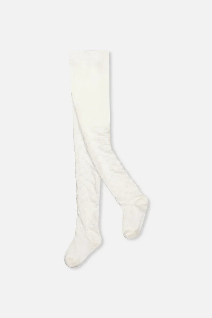 Deux Par Deux Knit Tights - Off White