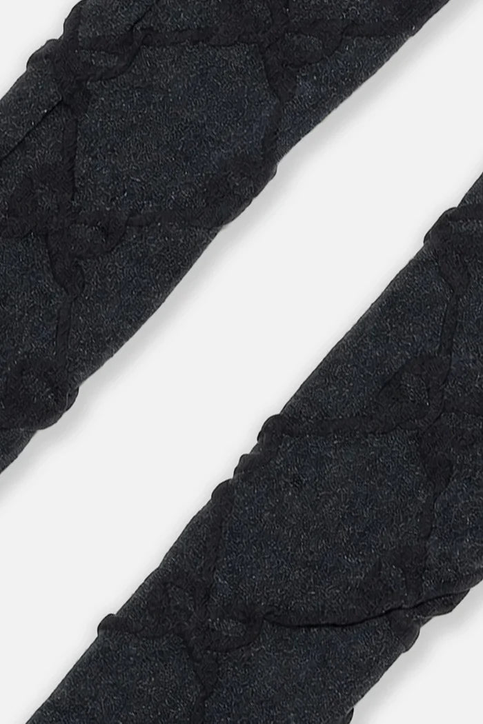 Deux Par Deux Knit Tights - Peacoat