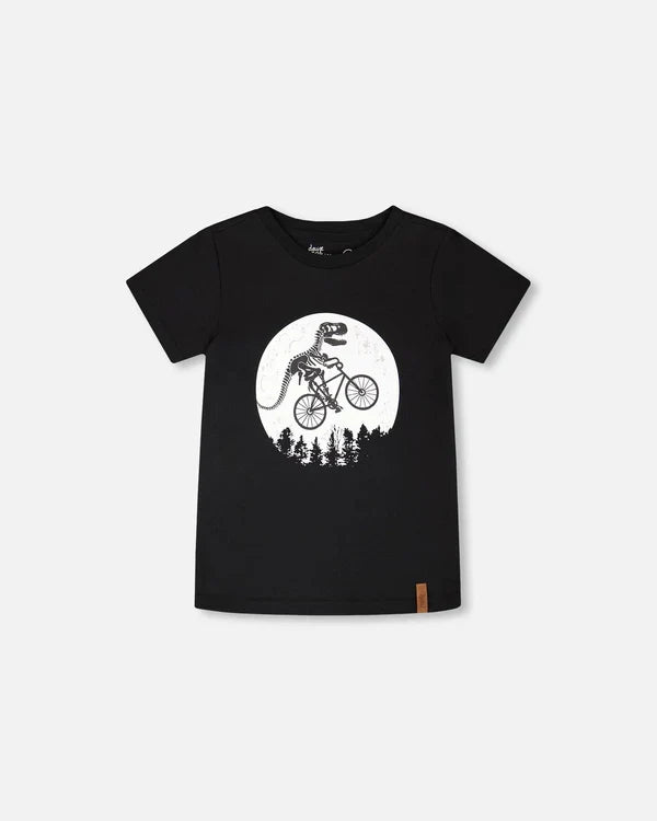 Deux Par Deux Organic Jersey T-Shirt - Anthracite