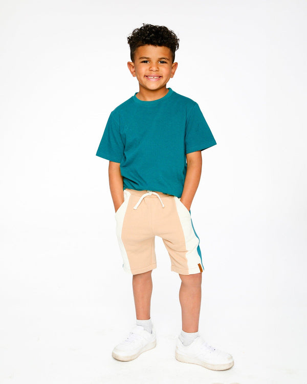 Deux Par Deux Organic Jersey T-Shirt - Shaded Spruce