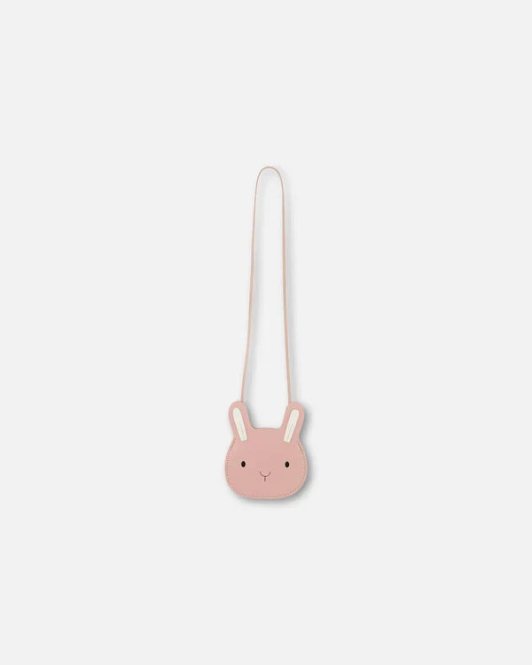 Deux Par Deux Rabbit Crossbody Bag - Peach beige