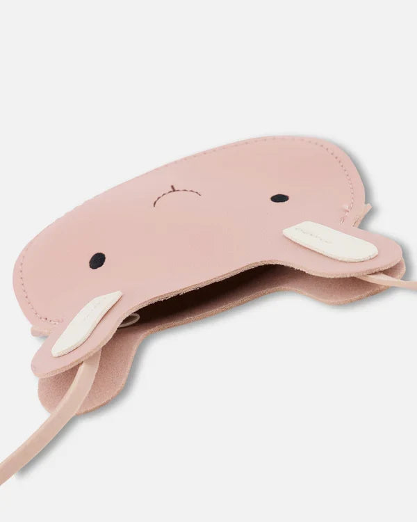 Deux Par Deux Rabbit Crossbody Bag - Peach beige