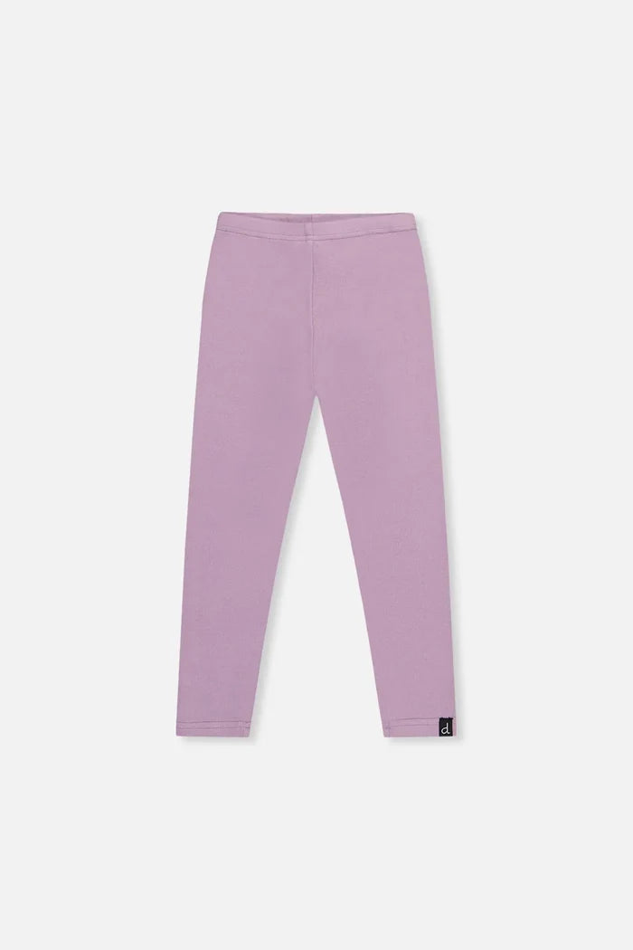 Deux Par Deux Ribbed Leggings - Dusk