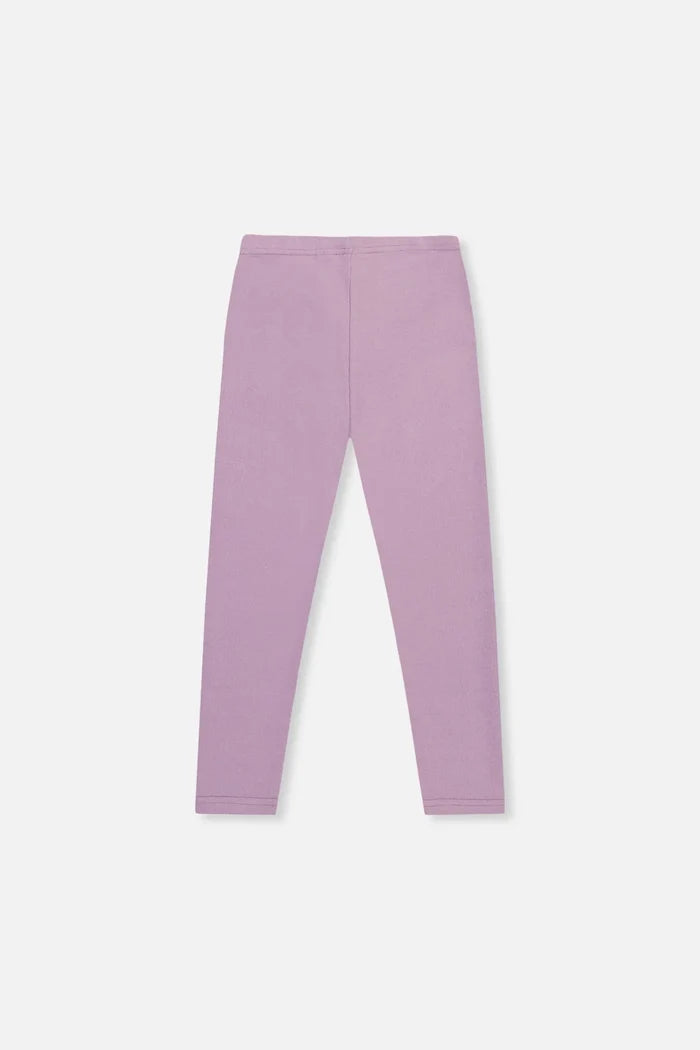 Deux Par Deux Ribbed Leggings - Dusk