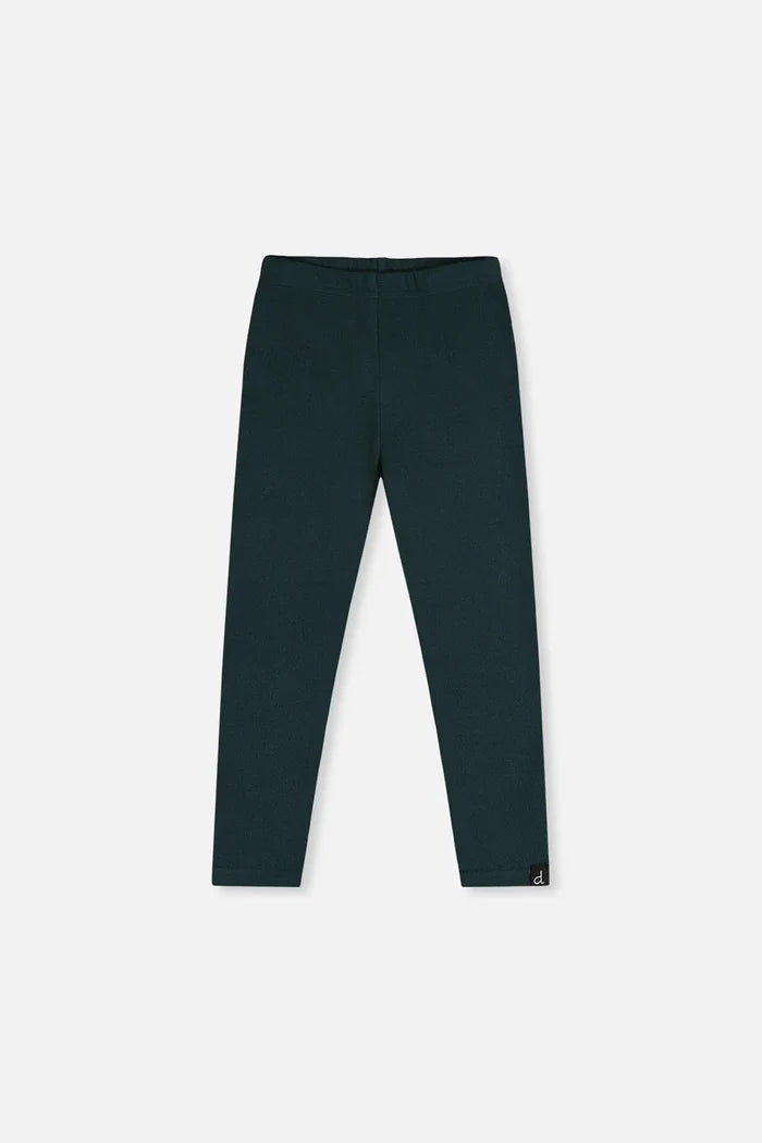 Deux Par Deux Ribbed Leggings - Jasper