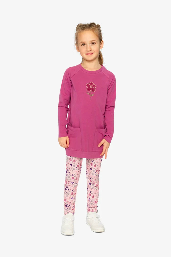 Deux Par Deux Tunic - Red Violet