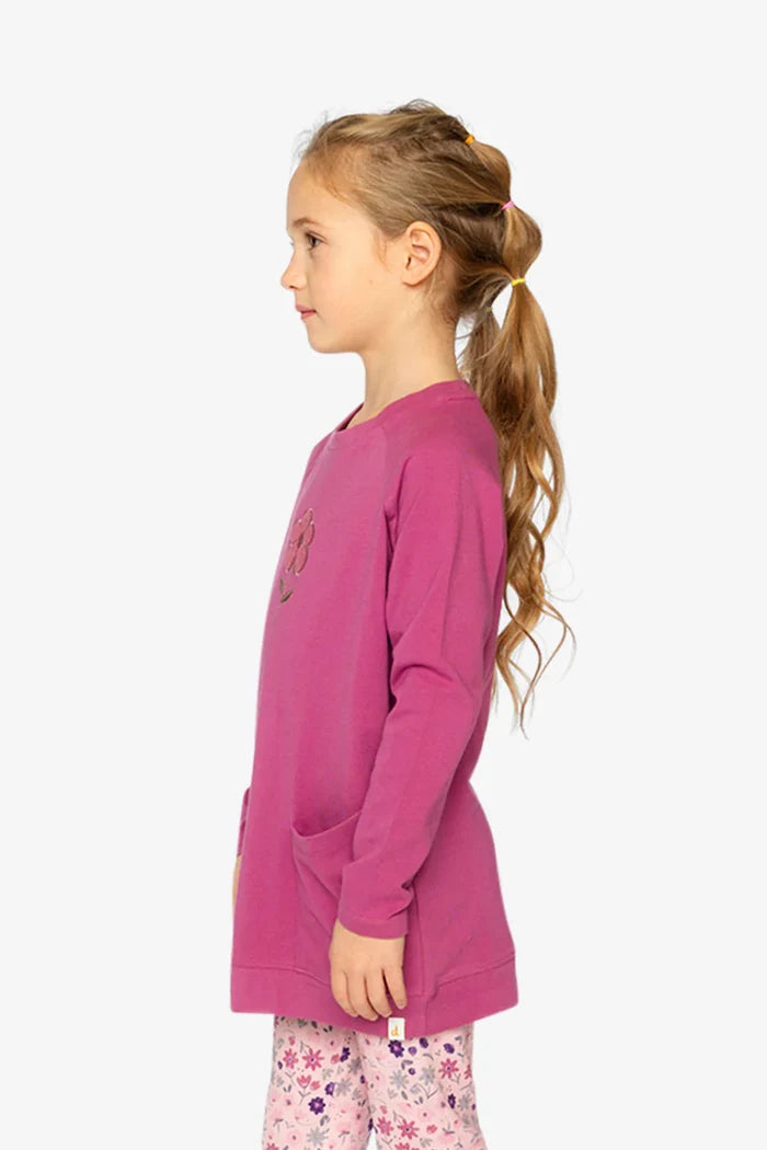 Deux Par Deux Tunic - Red Violet