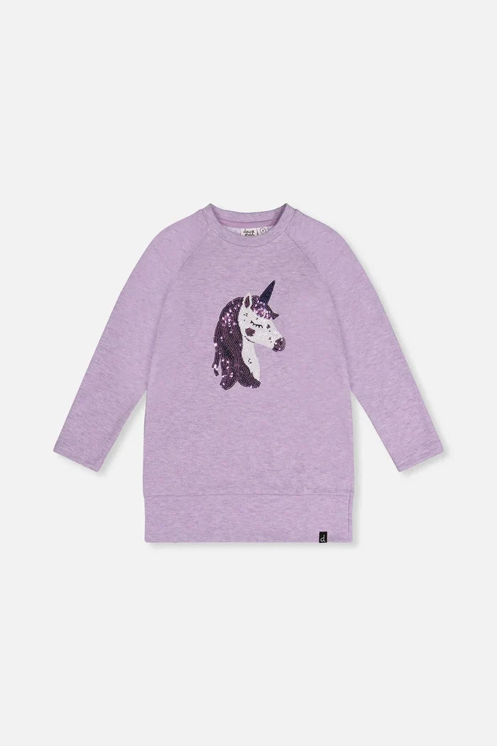 Deux Par Deux Tunic - Violet Unicorn