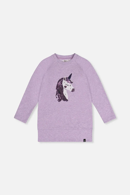 Deux Par Deux Tunic - Violet Unicorn